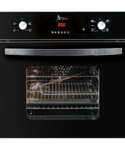 فر توکار گازی شیشه مشکی F28 اخوان