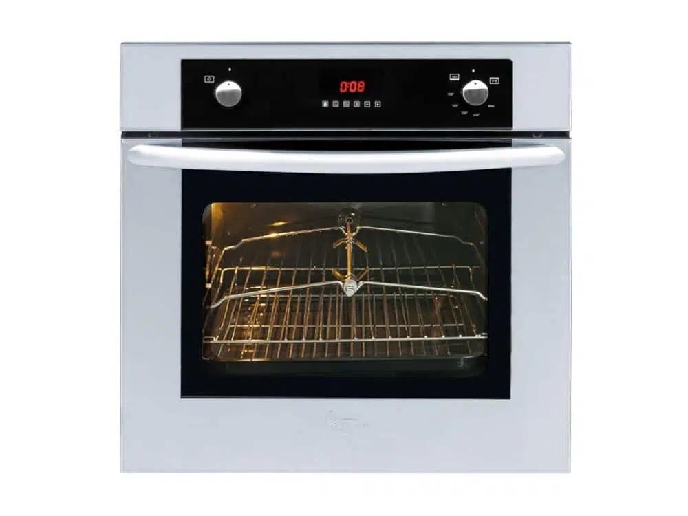فر توکار شیشه مشکی و استیل کد F3