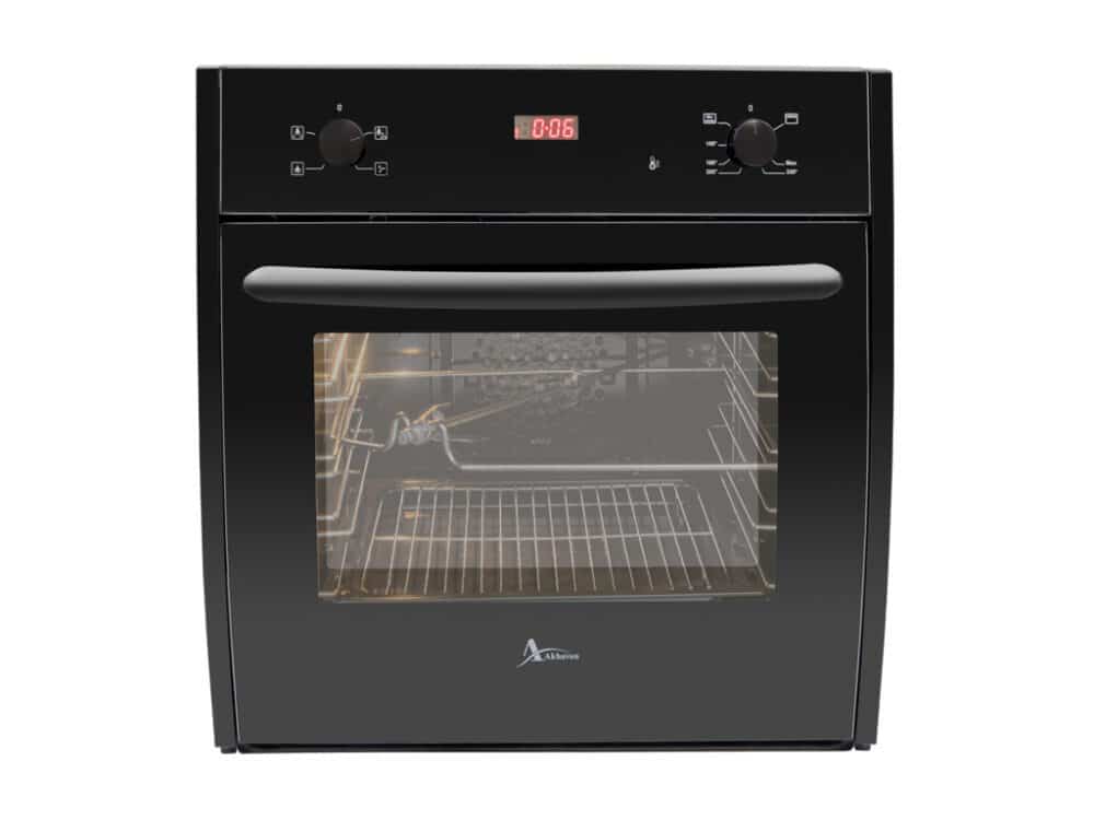 فر توکار شیشه مشکی و پنل هلالی مشکی کد F34 اخوان